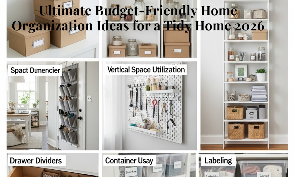 Ultimate Budget-Friendly Home Organization Ideas for a Tidy Home 2026