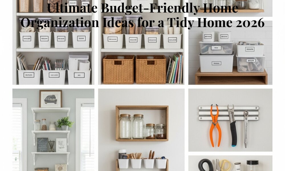 Ultimate Budget-Friendly Home Organization Ideas for a Tidy Home 2026
